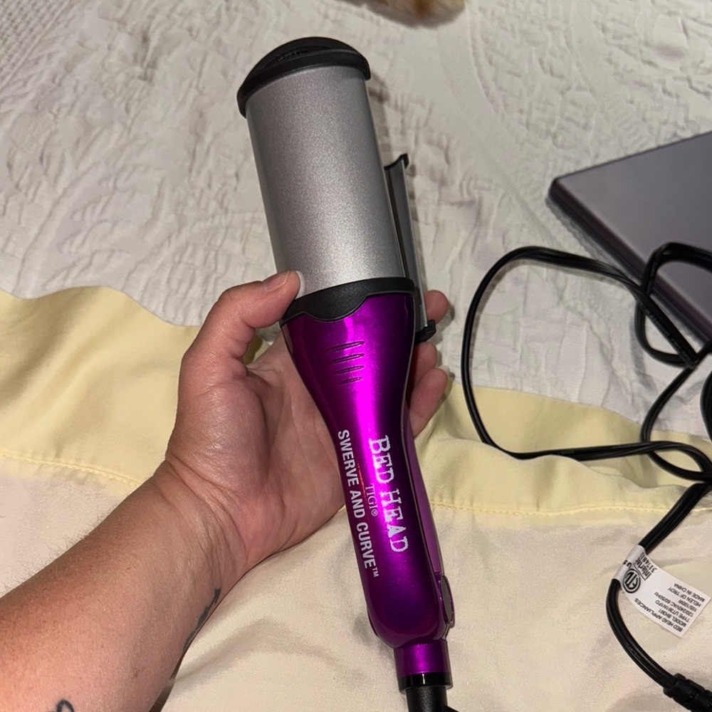 BedHead Purple and Silver Hair Curler